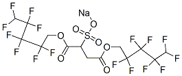(Sodiooxysulfonyl)succinic acid bis(2,2,3,3,4,4,5,5-octafluoropentyl) ester