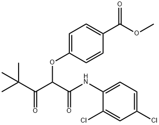methyl 4-[1-[[(2,4-dichlorophenyl)amino]carbonyl]-3,3-dimethyl-2-oxobutoxy]benzoate