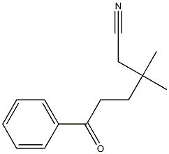 β,β-Dimethyl-ε-oxobenzenehexanenitrile