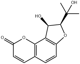 (8S,9R)-8,9-Dihydro-9-hydroxy-8-(1-hydroxy-1-methylethyl)-2H-furo[2,3-h]-1-benzopyran-2-one