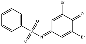 N-(3,5-Dibromo-4-oxo-2,5-cyclohexadien-1-ylidene)benzenesulfonamide