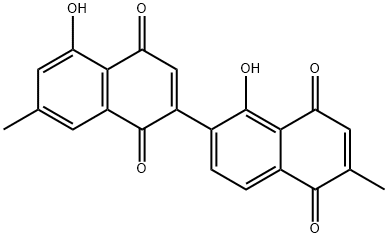1',5-Dihydroxy-6',7-dimethyl-2,2'-binaphthalene-1,4,5',8'-tetrone