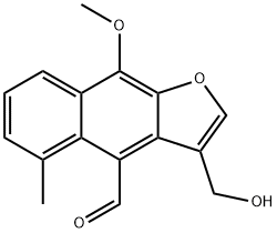 3-(Hydroxymethyl)-9-methoxy-5-methylnaphtho[2,3-b]furan-4-carbaldehyde
