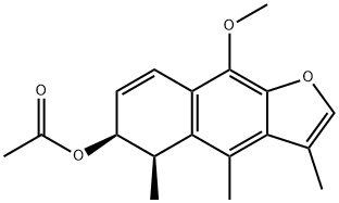 [5S,(+)]-6α-Acetoxy-9-methoxy-3,4,5α-trimethyl-5,6-dihydronaphtho[2,3-b]furan