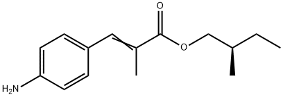 3-(4-Aminophenyl)-2-methylpropenoic acid (R)-2-methylbutyl ester