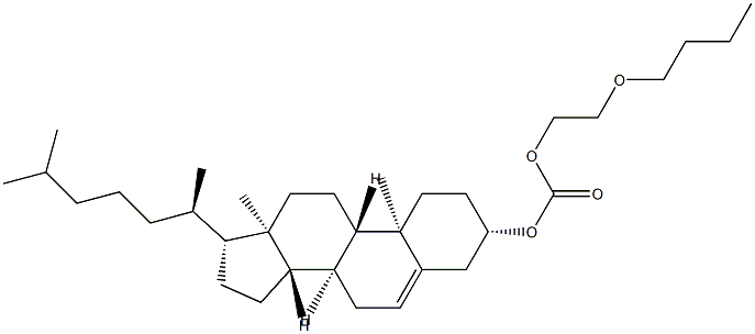 Carbonic acid 2-butoxyethyl=cholest-5-en-3β-yl ester