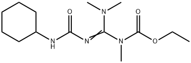 ethyl [[[(cyclohexylamino)carbonyl]imino](dimethylamino)methyl]methylcarbamate