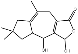 4,4a,5,6,7,9-Hexahydro-3,4-dihydroxy-6,6,8-trimethylazuleno[5,6-c]furan-1(3H)-one