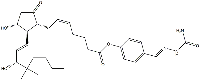 16,16-dimethyprostaglandin E2 4-benzaldehyde semicarbazone ester