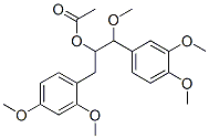 Acetic acid 1-[(2,4-dimethoxyphenyl)methyl]-2-methoxy-2-(3,4-dimethoxyphenyl)ethyl ester