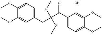 3-(3,4-Dimethoxyphenyl)-1-(2-hydroxy-3,4-dimethoxyphenyl)-2,2-dimethoxy-1-propanone