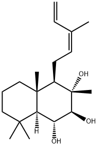 (1S,8aα)-Decahydro-3,4aβ,8,8-tetramethyl-4β-[(Z)-3-methyl-2,4-pentadienyl]-1α,2β,3α-naphthalenetriol