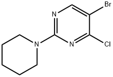 5-溴-4-氯-2-(哌啶-1-基)嘧啶