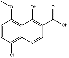 8-Chloro-4-hydroxy-5-methoxyquinoline-3-carboxylic acid
