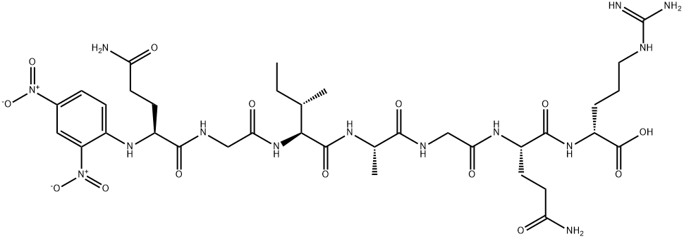 N2-[N2-[N-[N-[N-[N-[N2-(2,4-dinitrophenyl)-L-glutaminyl]glycyl]-L-isoleucyl]-L-alanyl]glycyl]-L-glutaminyl]-D-arginine