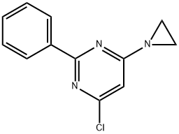 6-(1-Aziridinyl)-4-chloro-2-phenylpyrimidine