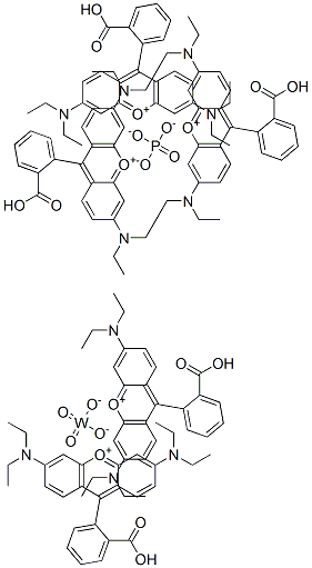 Xanthylium, 9-(2-carboxyphenyl)-3,6-bis(diethylamino)-, tungstatephosphate