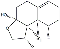 (1S)-1,2,3a,4,5,7,8,9,9a,9bα-Decahydro-1α,9α,9aα-trimethylnaphtho[2,1-b]furan-3aα-ol