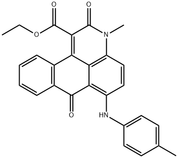 2,7-Dihydro-3-methyl-6-[(4-methylphenyl)amino]-2,7-dioxo-3H-dibenz[f,ij]isoquinoline-1-carboxylic acid ethyl ester