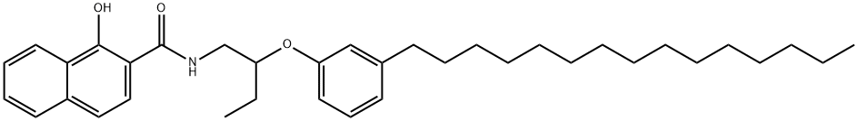 1-Hydroxy-N-[2-(3-pentadecylphenoxy)butyl]-2-naphthalenecarboxamide
