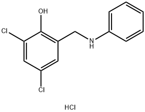 Phenol, 2,4-dichloro-6-(phenylamino)methyl-, hydrochloride