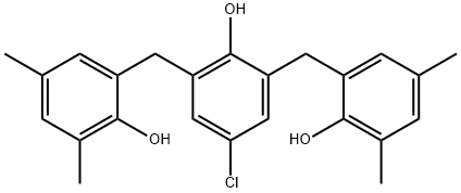 4-chloro-2,6-bis[(2-hydroxy-3,5-dimethyl-phenyl)methyl]phenol
