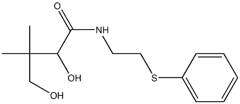 2,4-dihydroxy-3,3-dimethyl-N-(2-phenylsulfanylethyl)butanamide