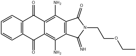 4,11-diamino-2-(2-ethoxyethyl)-2,3-dihydro-3-imino-1H-naphth[2,3-f]isoindole-1,5,10-trione