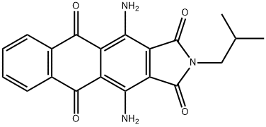 4,11-diamino-2-(2-methylpropyl)-1H-naphth[2,3-f]isoindole-1,3,5,10(2H)-tetrone