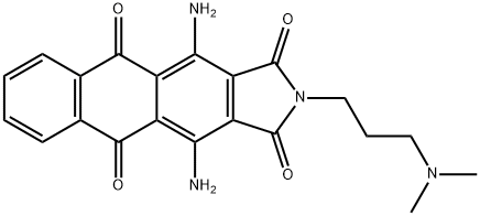 4,11-Diamino-2-[3-(dimethylamino)propyl]-1H-naphth[2,3-f]isoindole-1,3,5,10(2H)-tetrone