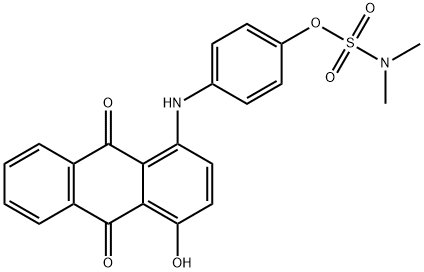4-[(9,10-dihydro-4-hydroxy-9,10-dioxo-1-anthryl)amino]phenyl dimethylsulphamate
