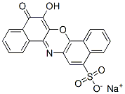 6-Hydroxy-5-oxo-5H-dibenzo[a,h]phenoxazine-12-sulfonic acid sodium salt