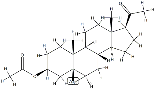 5β,6β-Epoxy-20-oxopregnane-3β-ol acetate