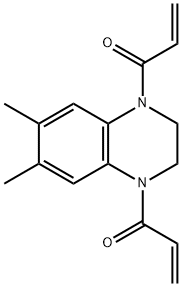 1,4-DIACRYLOYL-1,2,3,4-TETRAHYDRO-6,7-DIMETHYLQUINOXALINE