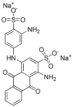 DISODIUM 1-AMINO-4-(3-AMINO-4-SULPHONATOANILINO)-9,10-DIHYDRO-9,10-DIOXOANTHRACENE-2-SULPHONATE