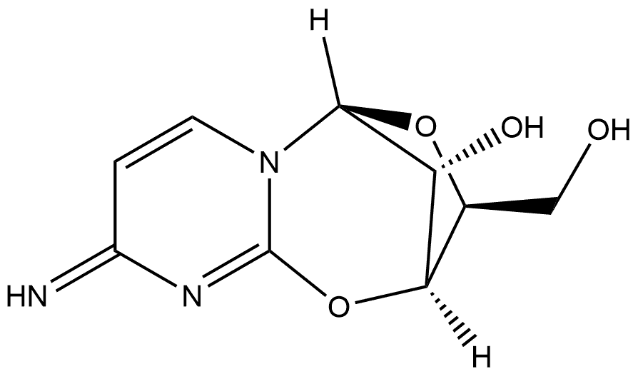(2R,3R,5R,11R)-3-(hydroxymethyl)-9-imino-2,3,5,9-tetrahydro-2,5-methanopyrimido[2,1-b][1,5,3]dioxazepin-11-ol