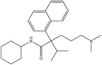 N-Cyclohexyl-α-[3-(dimethylamino)propyl]-α-(1-methylethyl)-1-naphthaleneacetamide