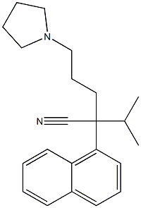 α-(1-Methylethyl)-α-(1-naphthalenyl)-1-pyrrolidinepentanenitrile