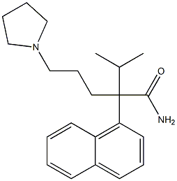 α-(1-Methylethyl)-α-(1-naphthalenyl)-1-pyrrolidinepentanamide