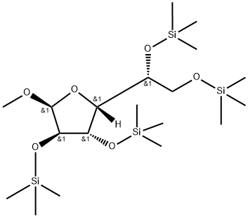 1-O-Methyl-2-O,3-O,5-O,6-O-tetrakis(trimethylsilyl)-α-D-glucofuranose