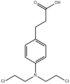p-[Bis(2-chloroethyl)amino]hydrocinnamic acid