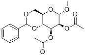 Methyl-4,6-di-O-benzylidene-2,3-di-O-acetyl-α-D-mannopyranoside