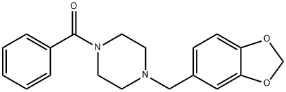 1-(1,3-Benzodioxol-5-ylmethyl)-4-benzoylpiperazine