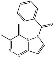 6-Benzoyl-4,6-dihydro-3-methyl-4-methylenepyrazolo[5,1-c][1,2,4]triazine