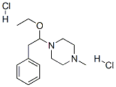 Piperazine, 1-(.beta.-ethoxyphenethyl)-4-methyl-, dihydrochloride