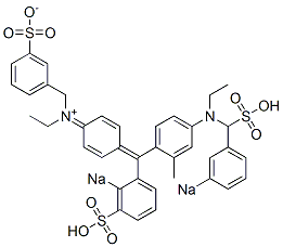 N-Ethyl-N-[4-[[4-[N-ethyl-N-(3-sodiosulfobenzyl)amino]-2-methylphenyl](2-sodiosulfophenyl)methylene]-2,5-cyclohexadien-1-ylidene]-3-sulfonatobenzenemethanaminium