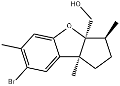 (3S)-7-Bromo-1,2,3,8b-tetrahydro-3,6,8bβ-trimethyl-3aH-cyclopenta[b]benzofuran-3aβ-methanol