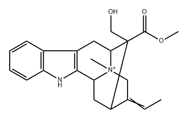 17-Hydroxy-16-(methoxycarbonyl)-4α-methylsarpagan-4-ium