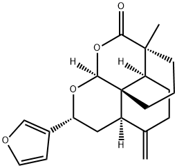 (3S,9bS)-3,3aβ,4,5,6,6aβ,7,8-Octahydro-8β-(3-furyl)-3-methyl-6-methylene-9aαH-3,9b-propano-2H-pyrano[4,3,2-ij][2]benzopyran-2-one