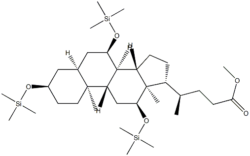 3α,7α,12α-Tris[(trimethylsilyl)oxy]-5β-cholan-24-oic acid methyl ester